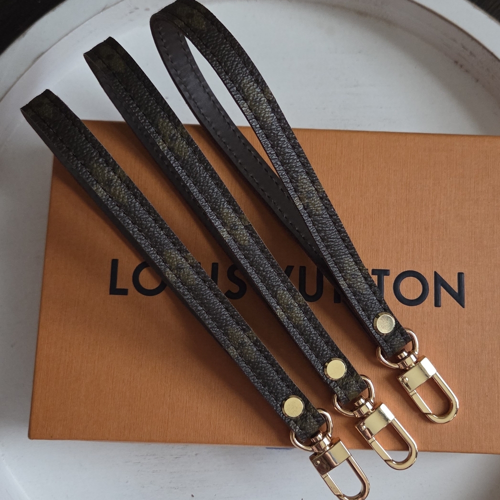 Louis Vuitton Monogram Wristlet Keychain Strap (Up-cycled)